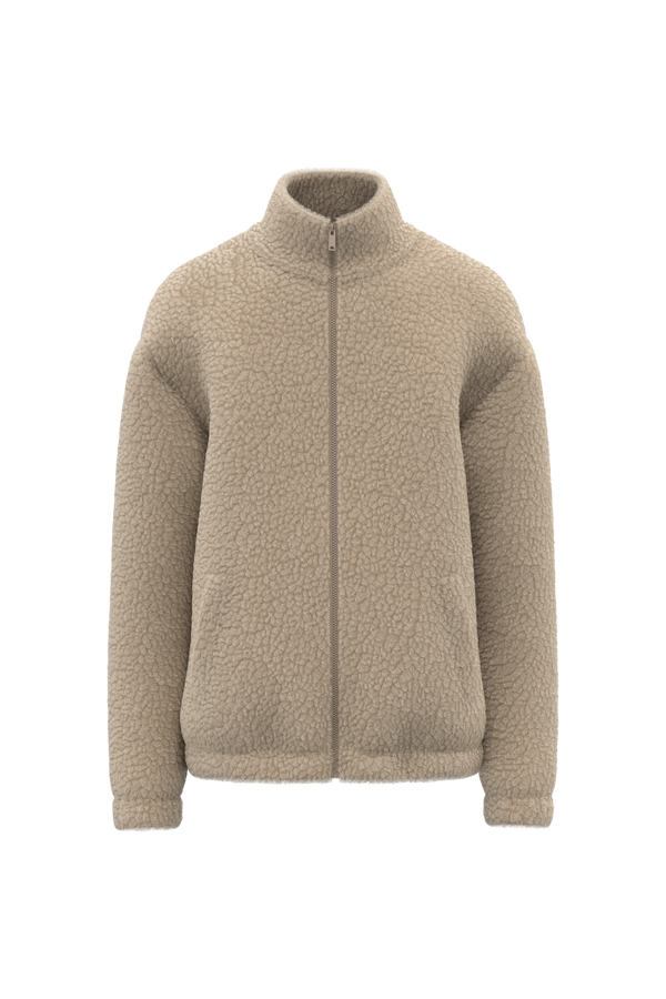 Casaco Sweatshirt com Ombros Descaídos em Sherpa Unissexo-Areia Molhada-XS-RAG-Tailors-Fardas-e-Uniformes-Vestuario-Pro