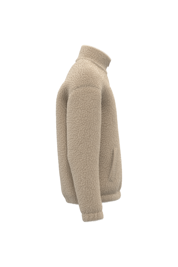 Casaco Sweatshirt com Ombros Descaídos em Sherpa Unissexo-RAG-Tailors-Fardas-e-Uniformes-Vestuario-Pro