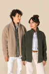 Casaco Sweatshirt com Ombros Descaídos em Sherpa Unissexo-RAG-Tailors-Fardas-e-Uniformes-Vestuario-Pro