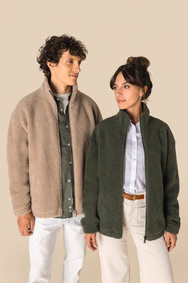 Casaco Sweatshirt com Ombros Descaídos em Sherpa Unissexo-RAG-Tailors-Fardas-e-Uniformes-Vestuario-Pro