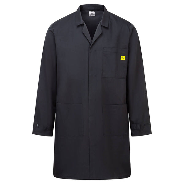 Casaco anti-estático ESD-Preto-XS-RAG-Tailors-Fardas-e-Uniformes-Vestuario-Pro