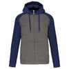 Gray Heather / Sporty Navy