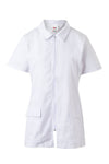 Casaco com Fecho-Ecler de Manga Curta-Branco-2XL-RAG-Tailors-Fardas-e-Uniformes-Vestuario-Pro