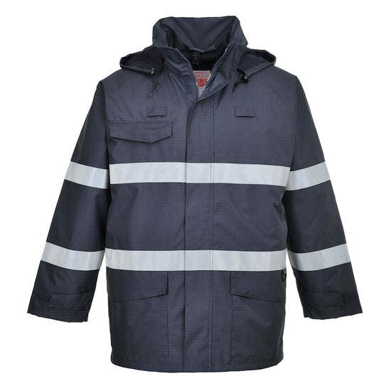 Casaco de Chuva Multi-protecção Bizflame-Marinho-XS-RAG-Tailors-Fardas-e-Uniformes-Vestuario-Pro