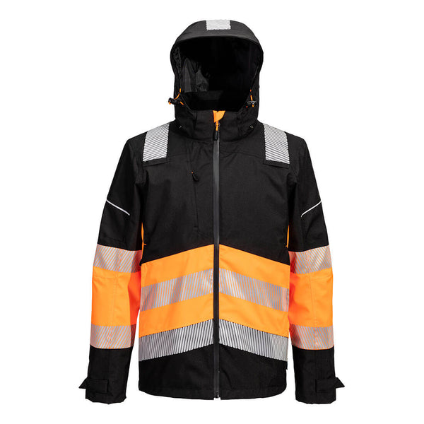 Casaco de Chuva Respirável PW3 Hi-Vis Extreme-Laranja/preto-S-RAG-Tailors-Fardas-e-Uniformes-Vestuario-Pro