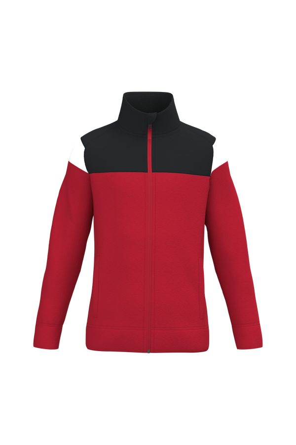 Casaco de Fato de Treino com Fecho Criança-Vermelho Desportivo / Preto-4/6 Anos-RAG-Tailors-Fardas-e-Uniformes-Vestuario-Pro
