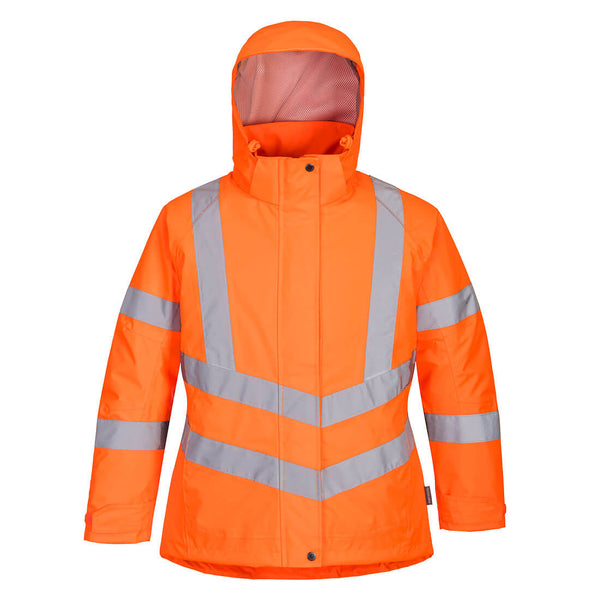 Casaco de Inverno Hi-Vis para mulher-Laranja-L-RAG-Tailors-Fardas-e-Uniformes-Vestuario-Pro