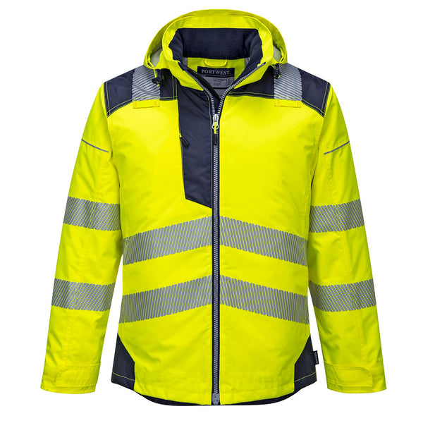 Casaco de Inverno de Alta Visibilidade PW3 T400-Amarelo/Azul Marinho-YNR-S-RAG-Tailors-Fardas-e-Uniformes-Vestuario-Pro
