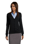 Casaco de Malha com Decote em V para Senhora GOLDEN WOMEN-Preto-312-S-RAG-Tailors-Fardas-e-Uniformes-Vestuario-Pro
