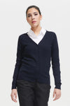 Casaco de Malha com Decote em V para Senhora GOLDEN WOMEN-RAG-Tailors-Fardas-e-Uniformes-Vestuario-Pro