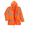 Casaco de Trânsito de Chuva Respirável de Alta Visibilidade-Laranja-S-RAG-Tailors-Fardas-e-Uniformes-Vestuario-Pro