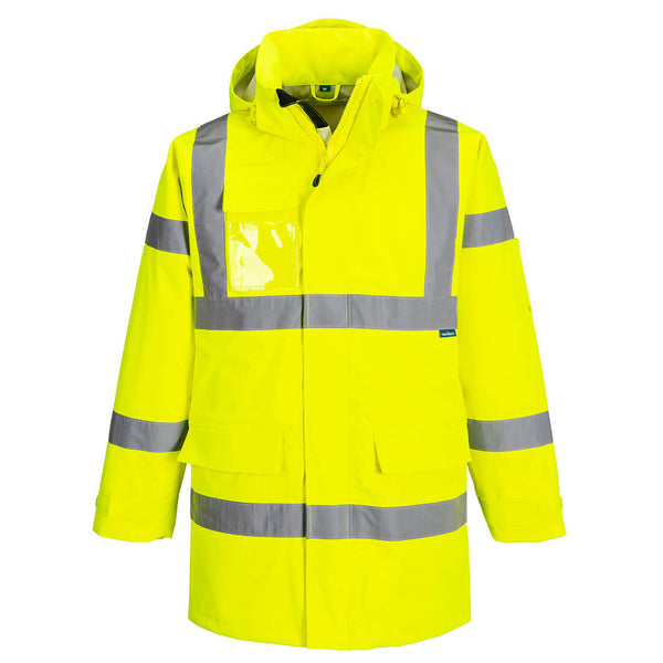 Casaco de chuva Hi-Vis Extreme (3L)-Amarelo-S-RAG-Tailors-Fardas-e-Uniformes-Vestuario-Pro