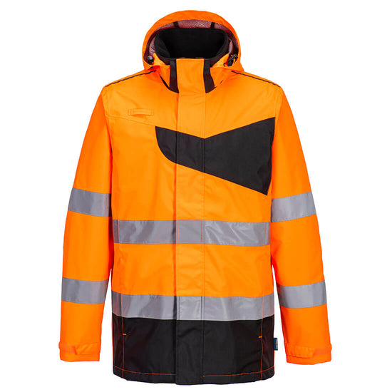 Casaco de chuva PW2 Hi-Vis-Laranja/Preto-4XL-RAG-Tailors-Fardas-e-Uniformes-Vestuario-Pro