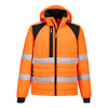 Casaco de chuva WX2 Hybrid Hi-Vis-Laranja/preto-S-RAG-Tailors-Fardas-e-Uniformes-Vestuario-Pro