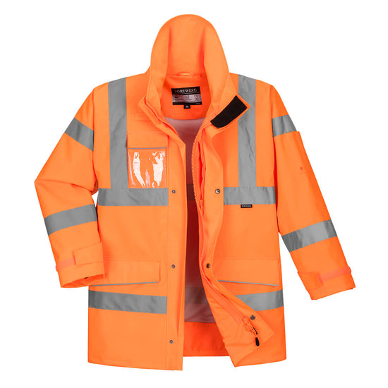Casaco de chuva alta visibilidade-Laranja-S-RAG-Tailors-Fardas-e-Uniformes-Vestuario-Pro