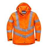Chaqueta de Lluvia Transpirable Hi-Vis para Mujer