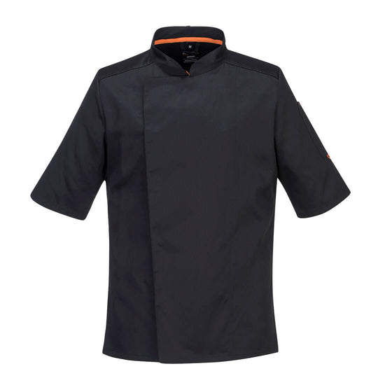 Casaco de manga curta Stretch Mesh Air Pro-Preto-S-RAG-Tailors-Fardas-e-Uniformes-Vestuario-Pro