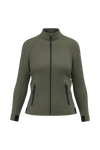 Casaco de senhora com gola subida-Cáqui Desportivo-L-RAG-Tailors-Fardas-e-Uniformes-Vestuario-Pro