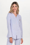 Casaco de senhora elástico com rede manga comprida-Branco - 412-XS / (SP)-RAG-Tailors-Fardas-e-Uniformes-Vestuario-Pro
