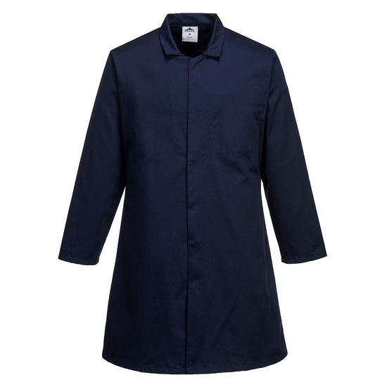 Casaco indústria alimentar para homem, Um Bolso-Marinho-XS-RAG-Tailors-Fardas-e-Uniformes-Vestuario-Pro