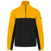 Casaco polar bicolor eco-responsável unissexo-Black / Yellow-XS-RAG-Tailors-Fardas-e-Uniformes-Vestuario-Pro