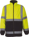 Casaco polar de alta visibilidade-Hi Vis Amarelo / Azul Marinho-S-RAG-Tailors-Fardas-e-Uniformes-Vestuario-Pro