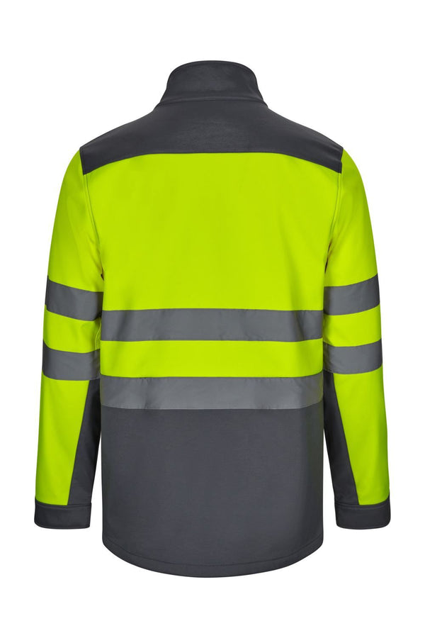 Casaco soft shell bicolor Alta Visibilidade-RAG-Tailors-Fardas-e-Uniformes-Vestuario-Pro