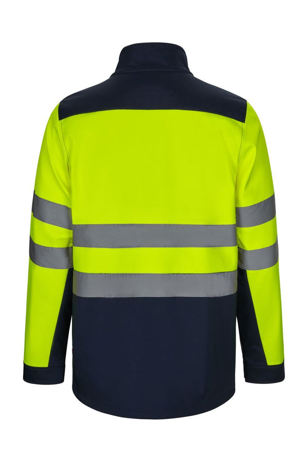 Casaco soft shell bicolor Alta Visibilidade-RAG-Tailors-Fardas-e-Uniformes-Vestuario-Pro