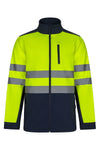 Casaco soft shell bicolor Alta Visibilidade-RAG-Tailors-Fardas-e-Uniformes-Vestuario-Pro
