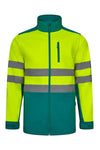 Casaco soft shell bicolor Alta Visibilidade-Verde/amarelo Fluorescente - 02/20-S-RAG-Tailors-Fardas-e-Uniformes-Vestuario-Pro