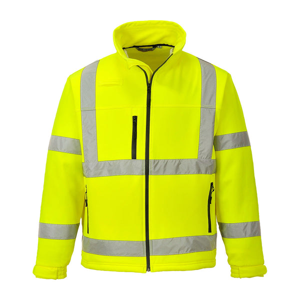 Casaco softshell de alta visibilidade (3L)-Amarelo-S-RAG-Tailors-Fardas-e-Uniformes-Vestuario-Pro