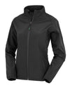 Casaco softshell em material reciclado de senhora-Black-XS-RAG-Tailors-Fardas-e-Uniformes-Vestuario-Pro