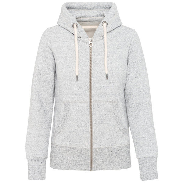 Casaco sweatshirt vintage de senhora com capuz-Ash Heather-XS-RAG-Tailors-Fardas-e-Uniformes-Vestuario-Pro