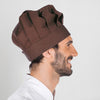 Chapéu Chef Francês com Velcro-Castanho-Único-RAG-Tailors-Fardas-e-Uniformes-Vestuario-Pro
