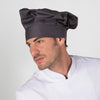 Chapéu Chef Francês com Velcro-Cinza Escuro-Único-RAG-Tailors-Fardas-e-Uniformes-Vestuario-Pro
