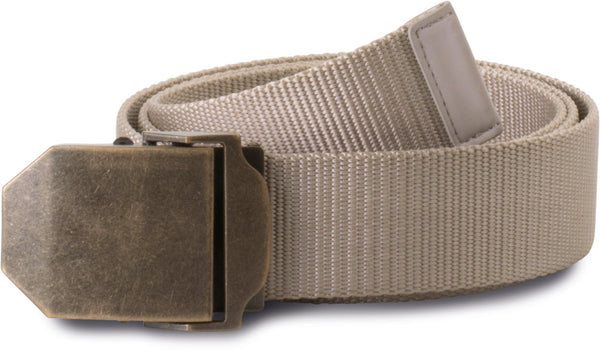 Cinto em nylon-Beige / Old Brass-Único-RAG-Tailors-Fardas-e-Uniformes-Vestuario-Pro