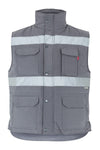 Colete Acolchoado com Faixas Multibolsos-Cinza-S-RAG-Tailors-Fardas-e-Uniformes-Vestuario-Pro
