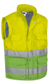 Colete Acolchoado de Alta Visibilidade Abakan-Amarelo Flúor / Verde Maçã-S-RAG-Tailors-Fardas-e-Uniformes-Vestuario-Pro