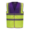 Colete Alta-Visibilidade 24cores (2 de 2)-Roxo/Hi Vis Amarelo-S-RAG-Tailors-Fardas-e-Uniformes-Vestuario-Pro