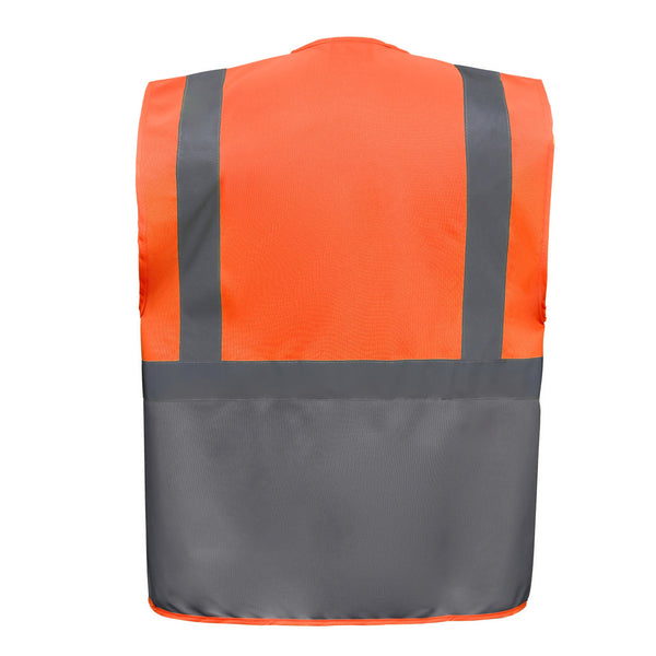 Colete Alta-Visibilidade c/ Bolsos BICOLOR-RAG-Tailors-Fardas-e-Uniformes-Vestuario-Pro