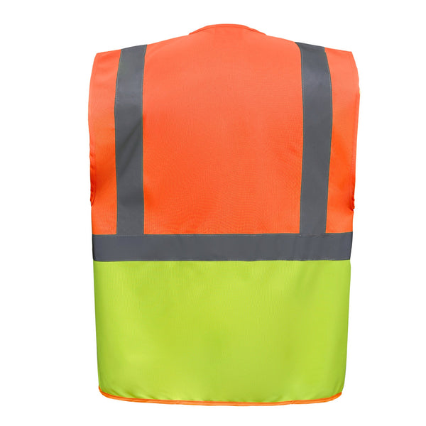Colete Alta-Visibilidade c/ Bolsos BICOLOR-RAG-Tailors-Fardas-e-Uniformes-Vestuario-Pro