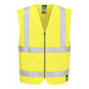 Colete Bizflame Hi-Vis FR com Fecho de Correr-Amarelo-L/XL-RAG-Tailors-Fardas-e-Uniformes-Vestuario-Pro