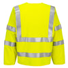 Colete Bizflame Hi-Vis FR de Mangas Compridas com Fecho-RAG-Tailors-Fardas-e-Uniformes-Vestuario-Pro