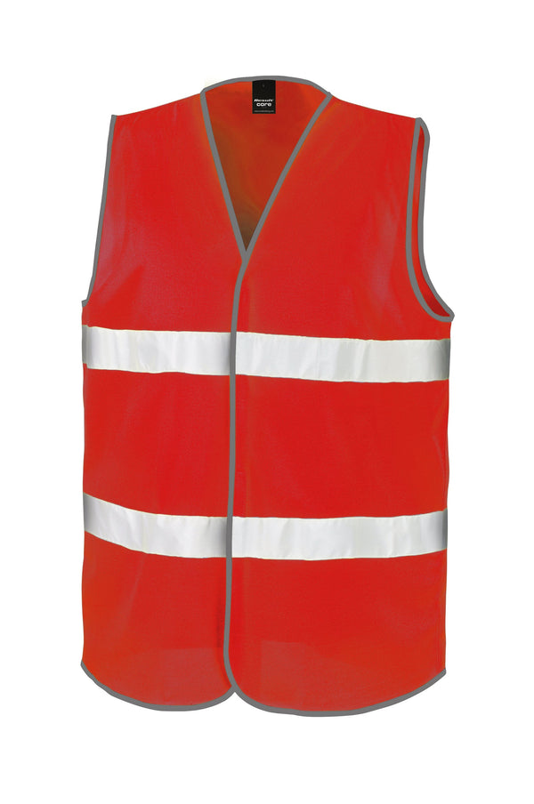 Colete Core com maior visibilidade-Red-XS-RAG-Tailors-Fardas-e-Uniformes-Vestuario-Pro