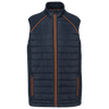 Marineblau/Leuchtorange