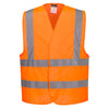 Colete Essential com Tiras e Suspensórios de Alta Visibilidade-Laranja-XS-RAG-Tailors-Fardas-e-Uniformes-Vestuario-Pro