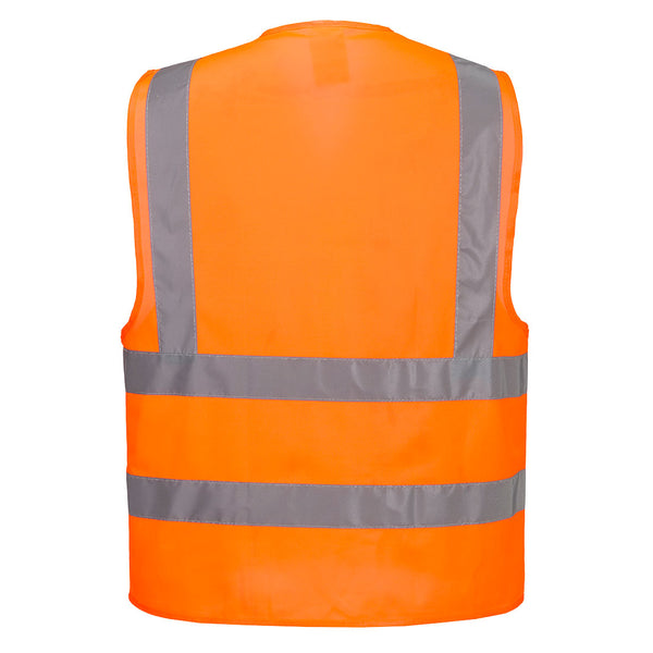Colete Essential com Tiras e Suspensórios de Alta Visibilidade-RAG-Tailors-Fardas-e-Uniformes-Vestuario-Pro