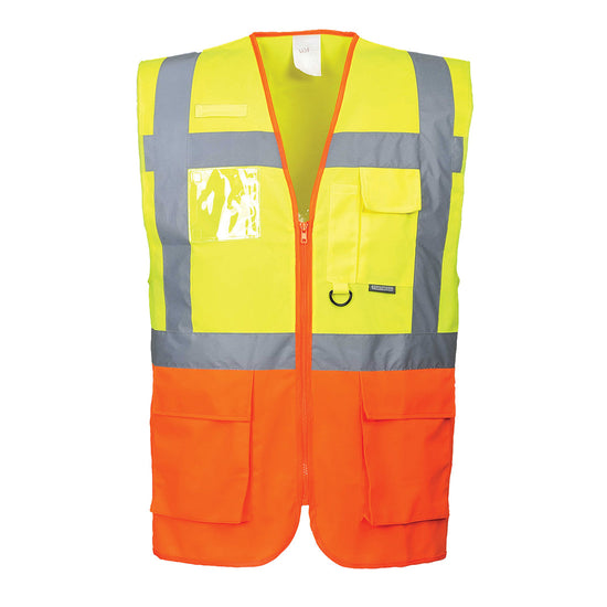 Colete Executive Prague-Amarelo/Laranja-L-RAG-Tailors-Fardas-e-Uniformes-Vestuario-Pro