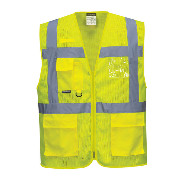 Colete Executivo Athens MeshAir-Amarelo-XS-RAG-Tailors-Fardas-e-Uniformes-Vestuario-Pro