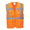 Colete Executivo Athens MeshAir-Laranja-L-RAG-Tailors-Fardas-e-Uniformes-Vestuario-Pro